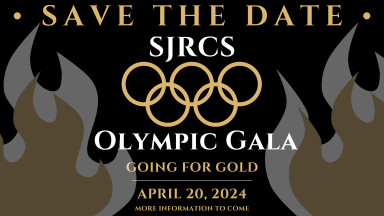 Save the Date SJRCS Olympic Gala Going for Gold April 20 2024 More Information to Come